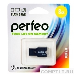 Perfeo USB Drive 8GB M01 Black PF-M01B008