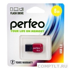 Perfeo USB Drive 8GB M02 Black PF-M02B008