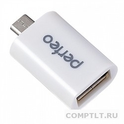 Perfeo USB adapter with OTG PF-VI-O003 White белый