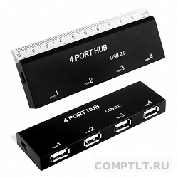Perfeo USB-HUB 4 Port, PF-VI-H026 Black чёрный