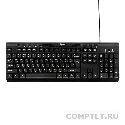 Gembird KB-8335UM-BL, USB, черный, 104 клавиши  8 доп. клавиш, кабель 1.5 метра