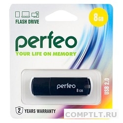 Perfeo USB Drive 8GB C05 Black PF-C05B008