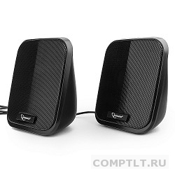 Акустич. система 2.0 Gembird SPK-100, черный, 6 Вт, рег. громкости, USB-питание