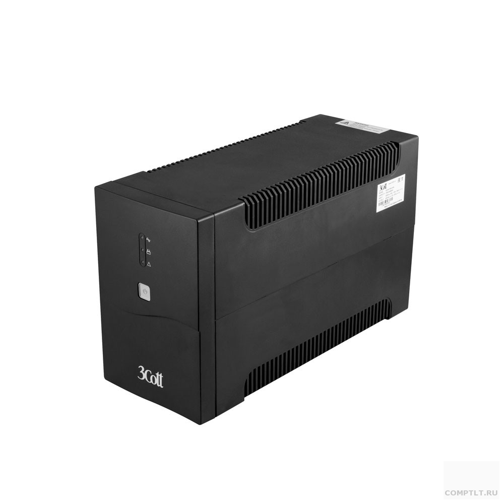 3Cott ИБП Office Line 3Cott-2200-OFC 2200VA/1320W AVR,RJ11,RJ45 8 IEC 0502207