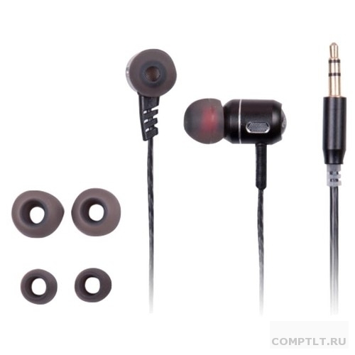 RITMIX RH-140 Black наушники, вкладыши 105 дБ, разъем mini jack 3.5mm