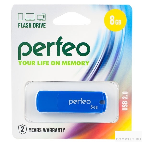 Perfeo USB Drive 8GB C05 Blue PF-C05N008