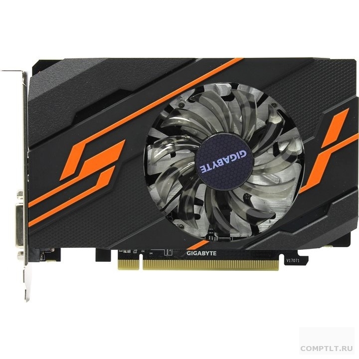 Gigabyte GV-N1030OC-2GI RTL GeForce GT 1030, GV-N1030OC-2GI, 2Гб, GDDR5, OC