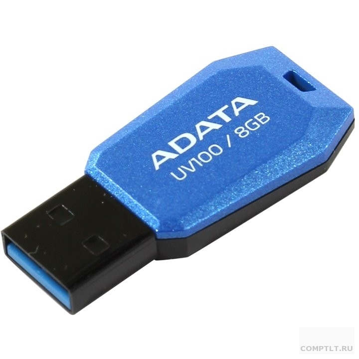 A-DATA Flash Drive 8Gb UV100 AUV100-8G-RBL USB2.0, Blue