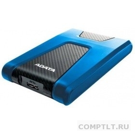 A-Data Portable HDD 1Tb HD650 AHD650-1TU31-CBL USB 3.0, 2.5", Blue Противоударные Slim
