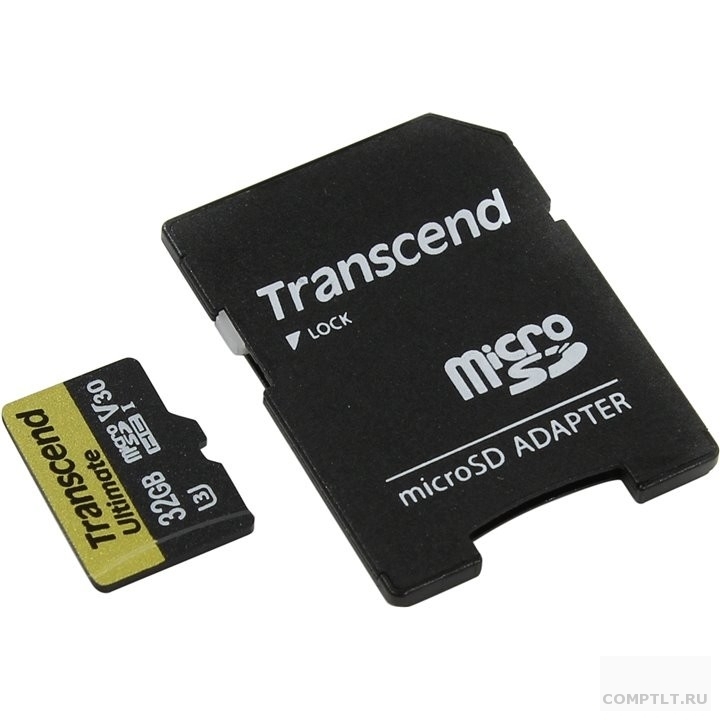 Micro SecureDigital 32Gb Transcend TS32GUSDU3M MicroSDHC Class10, UHS-I U3M