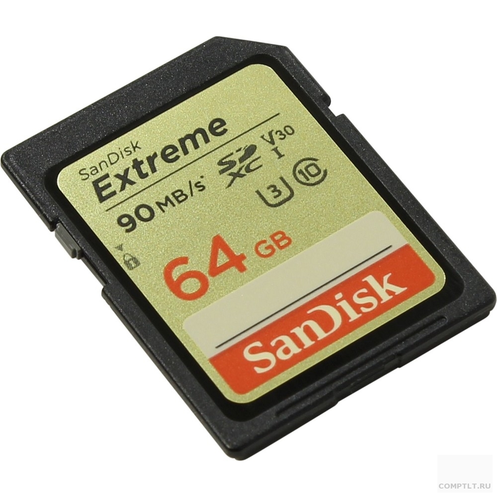 SecureDigital 64Gb SanDisk SDSDXVE-064G-GNCIN SDHC Class 10, UHS-I U3