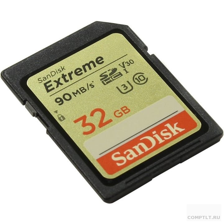 SecureDigital 32Gb SanDisk SDSDXVE-032G-GNCIN SDHC Class 10 UHS-I U3, Extreme