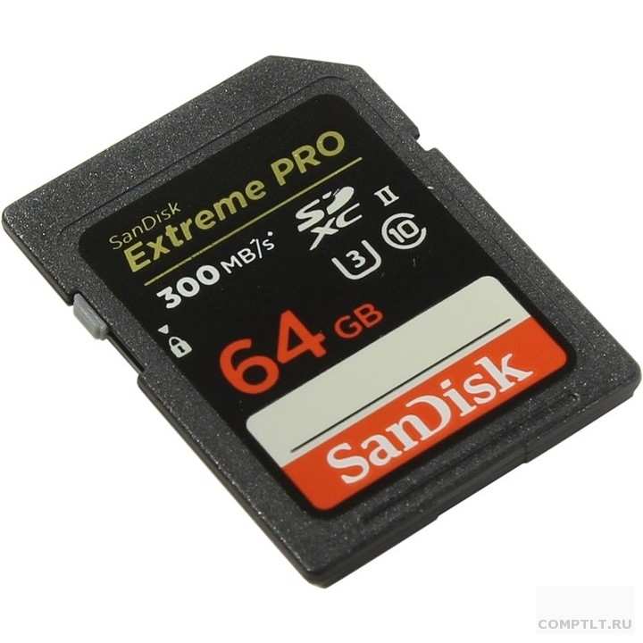 SecureDigital 64Gb SanDisk SDSDXPK-064G-GN4IN/ SDSDXDK-064G-GN4IN MicroSDHC Class 10 UHS-II U3, Extreme Pro, SD adapter
