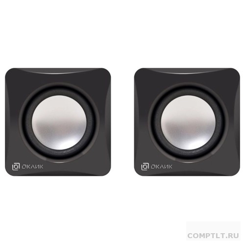Колонки Oklick OK-330 2.0 черный 6Вт