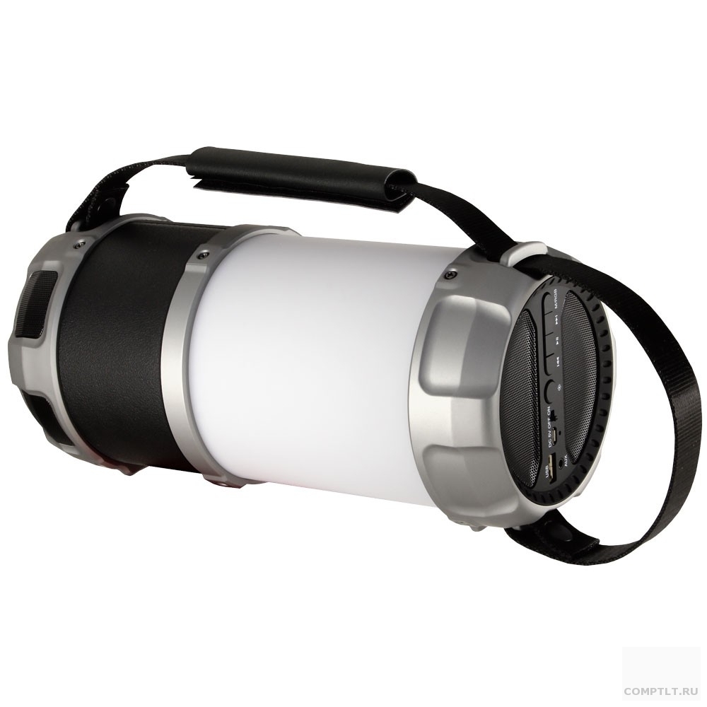 Ginzzu GM-889B BT-Колонка 20W/3Ah/LED/RGB/USB/AUX/FM/subwoofer