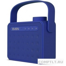 SVEN PS-72, синий 6 Вт, Bluetooth, FM, USB, microSD, ручка