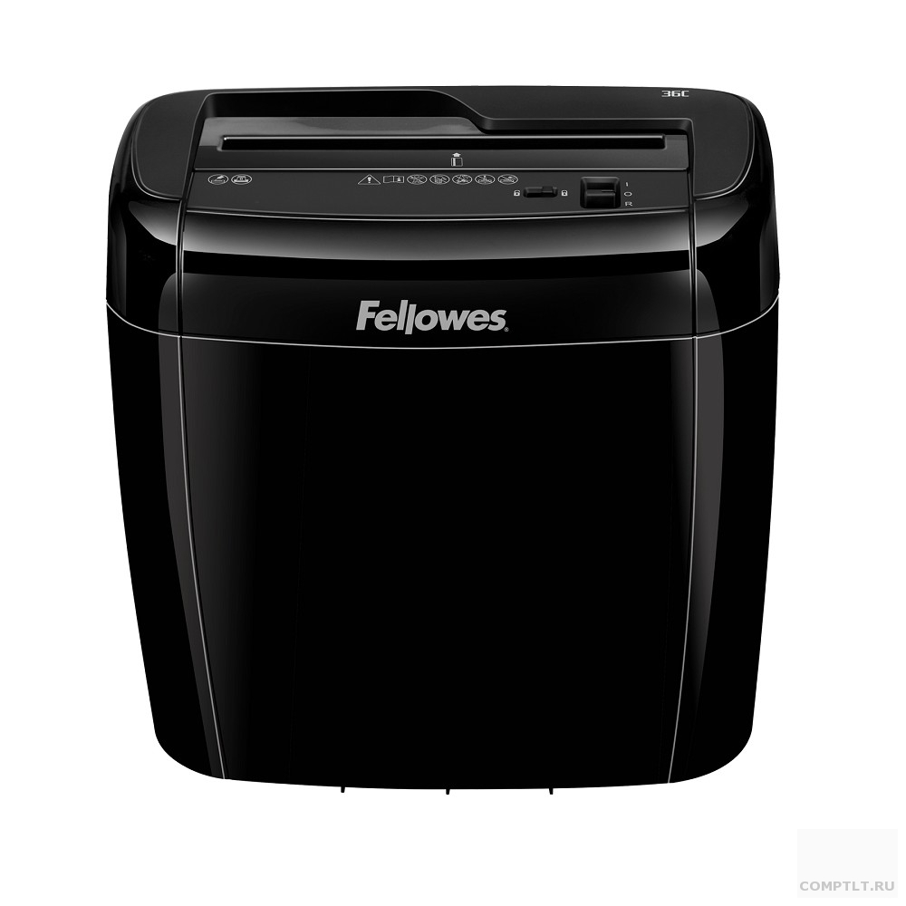 Fellowes Шредер Powershred 36C FS-4700301 DIN P-4, 4х40 мм, 6 лст., 12 лтр., Safety Lock