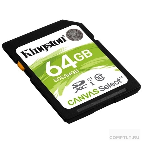 SecureDigital 64Gb Kingston SDS/64GB SDXC Class 10, UHS-I