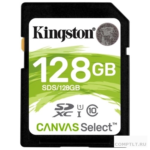SecureDigital 128Gb Kingston SDS/128GB SDXC Class 10, UHS-I