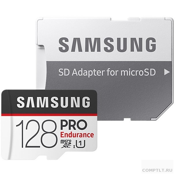 Micro SecureDigital 128Gb Samsung Pro Endurance Class 10 MB-MJ128GA/RU MicroSDXC Class 10 UHS-I, SD adapter