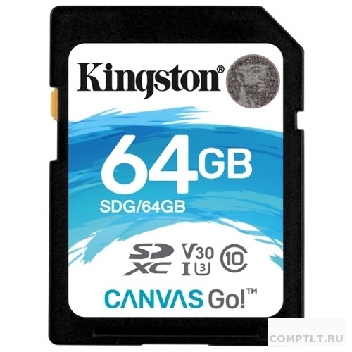 SecureDigital 64Gb Kingston SDG/64GB SDXC Class 10, UHS-I U3