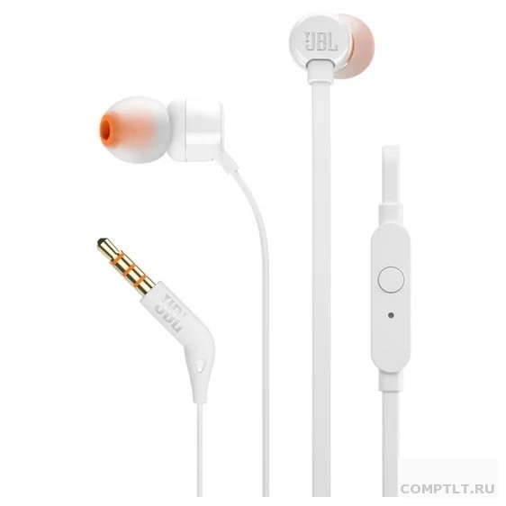 JBL T110 WHT 1.2м белый проводные