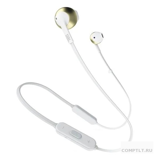 JBL T205BT белый/золотистый Champagne Gold беспроводные bluetooth JBLT205BTCGD