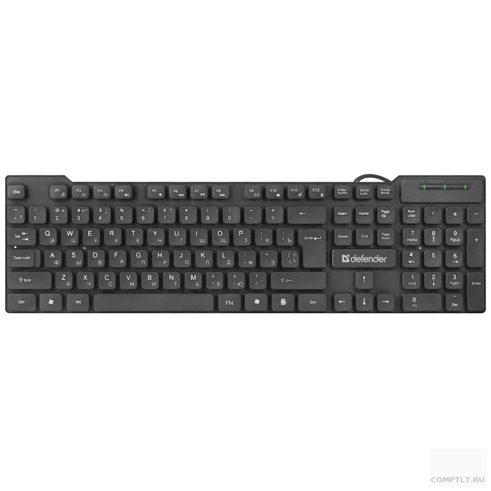 Defender OfficeMate HB-260 RU 45260 Клавиатура проводная , черный, мультимедиа