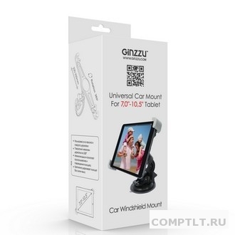 Ginzzu Универсальный держатель для планшетов 7"- 10.5" GH-682