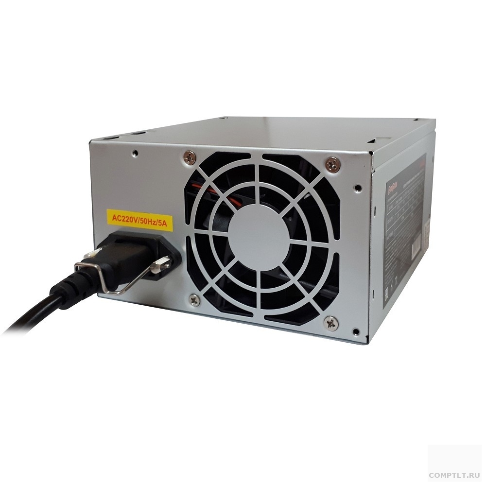 Exegate EX253683RUS-S Блок питания AA450, ATX, SC, 8cm fan, 24p4p, 2SATA, 1IDE  кабель 220V с защитой от выдергивания