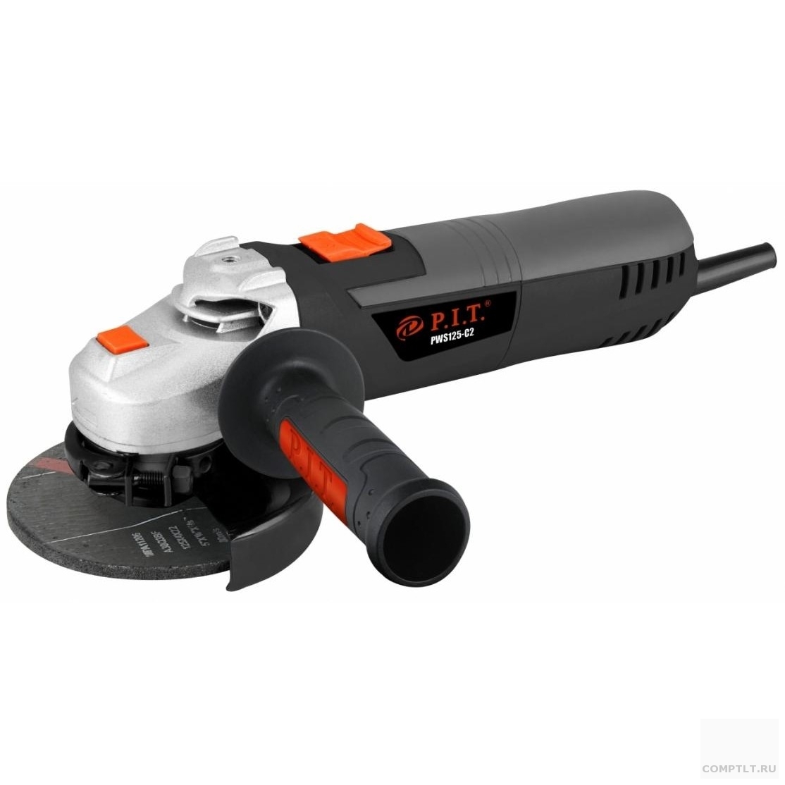 P.I.T Шлифмашина угловая PWS125-C2 МАСТЕР 125мм, 1050Вт, короткая ручка PWS125-C2
