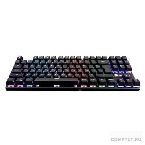 Qcyber DOMINATOR TKL Игровая механическая клавиатура Короткая, свитчи RED, RGB подсветка, тканевый провод, подключение USB