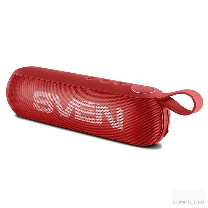 SVEN PS -75, красный 6 Вт, Bluetooth, FM, USB, microSD, 1200мАч
