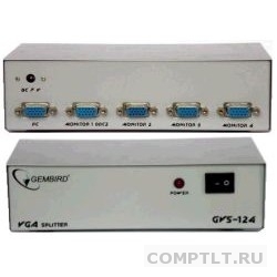 Gembird GVS124 Разветвитель сигнала VGA на 4 монитора Gembird/Cablexpert