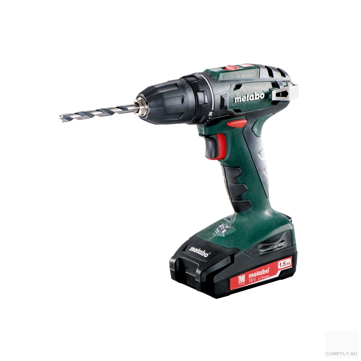 Metabo BS 18  Акк.винт602207550  2х1.5 Ач Li-lon, патрон 10мм, кейс 