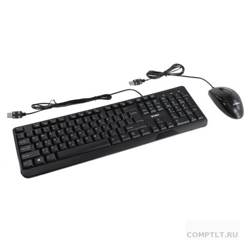 Набор клавиатура мышь Sven KB-S330C черный 104 кл. 12Fn, 1200DPI, 21 кл