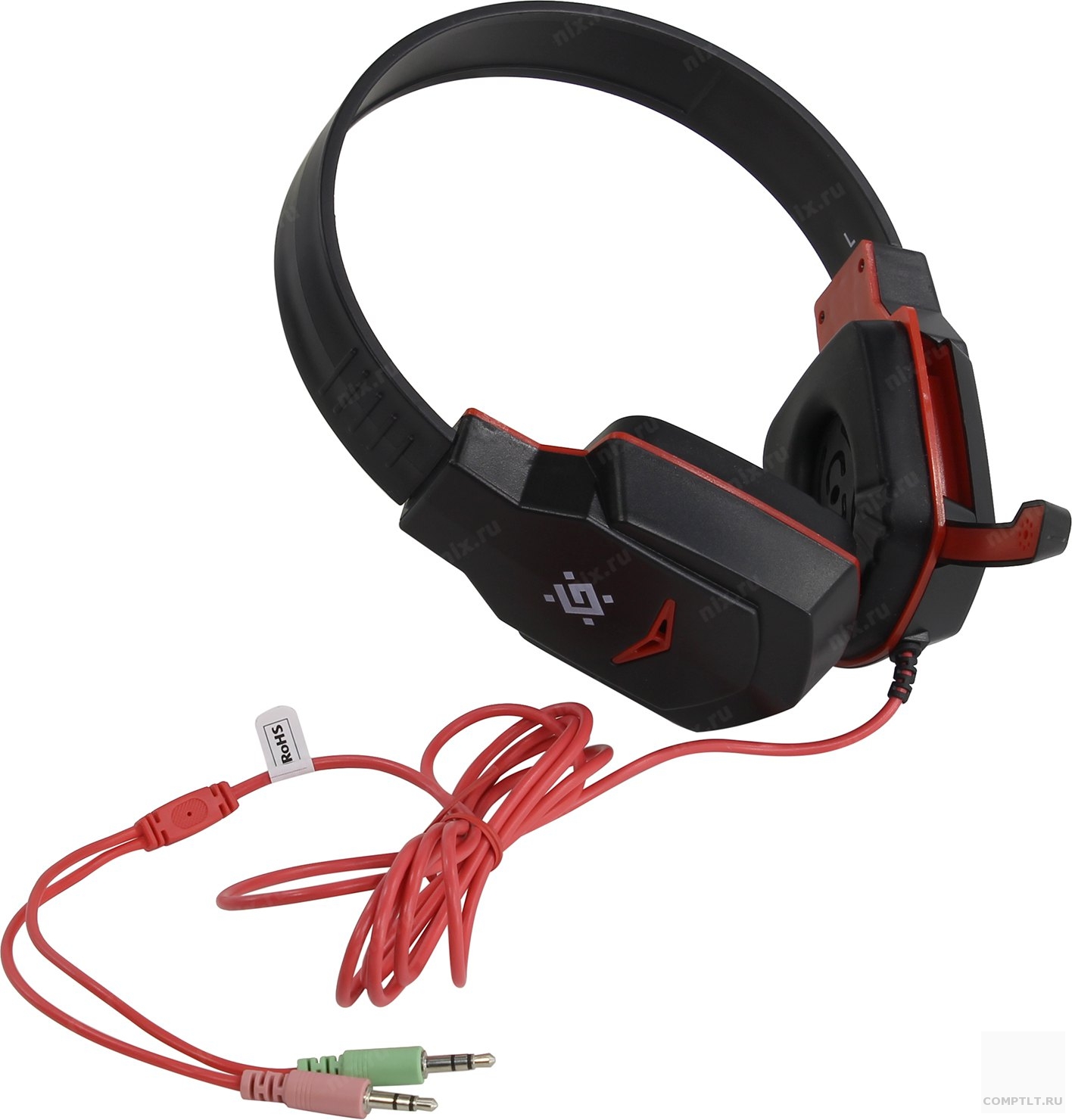 Defender Warhead G-320 черныйкрасный, кабель 1.8 м 64033
