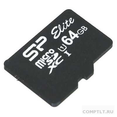 Micro SecureDigital 64Gb Silicon Power SP064GBSTXBU1V10 MicroSDXC Class 10 UHS-I