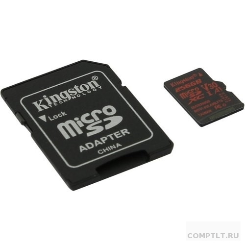 Micro SecureDigital 256Gb Kingston SDCR/256GB MicroSDXC Class 10 UHS-I, SD adapter