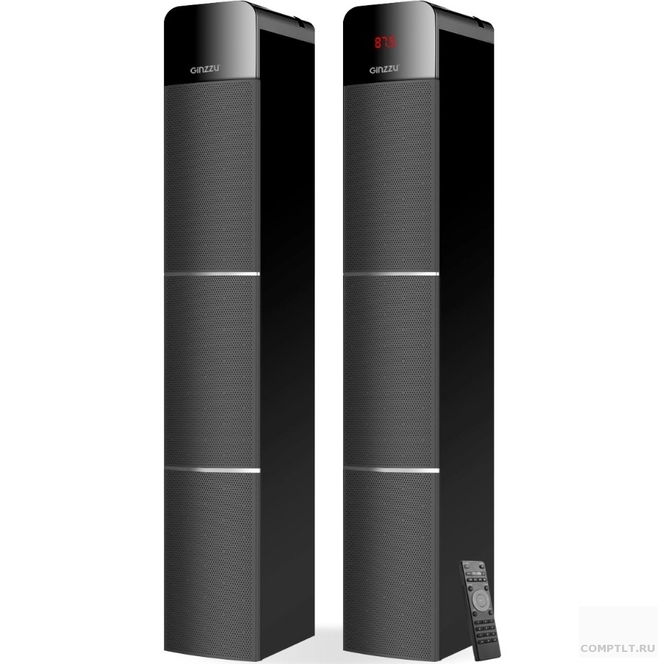 Ginzzu GM-321, Акустическая система 2.0, 2x40W/BT/USB/SD/FM/AUX/ДУ
