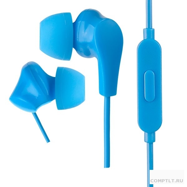 Perfeo наушники внутриканальные c микрофоном ALPHA синие