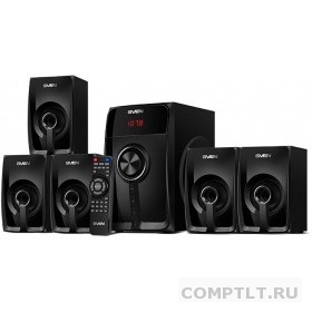 SVEN HT-202, черный 100Вт, Bluetooth, FM-тюнер, USB/SD, дисплей 