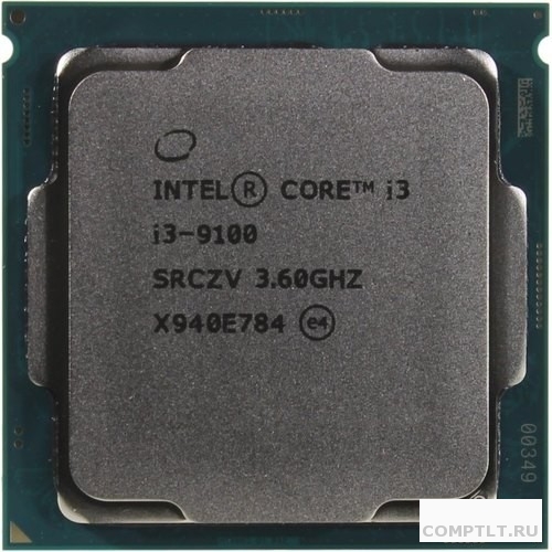  Intel Core i3-9100 Coffee Lake BOX 3.60Ггц, 6МБ, Socket 1151v2