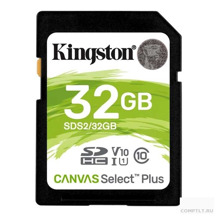 SecureDigital 32Gb Kingston SDS2/32GB SDXC Class 10, UHS-I