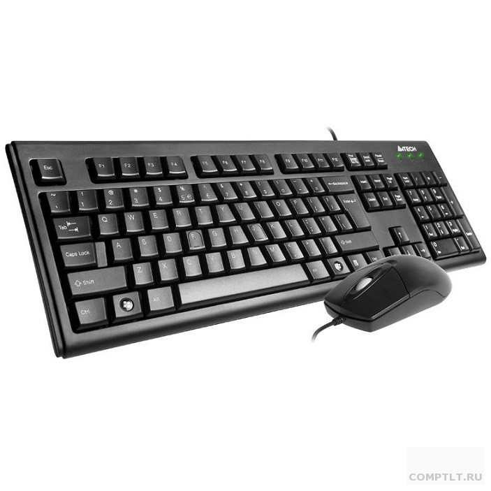 A-4TECH Клавиатура  мышь KRS-8372 клавчерный мышьчерный USB 477618