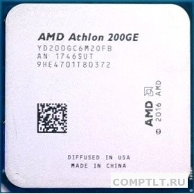  AMD Athlon 200GE OEM YD20GGC6M2OFB 3.2 GHz/2core/14Mb/SVGA RADEON Vega 3/35W/Socket AM4