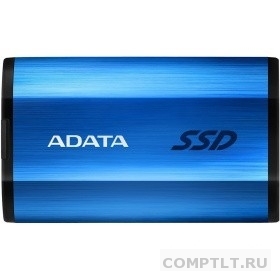 ADATA 1TB SE800 External SSD USB 3.2 Gen2 Type-C, R1000/W1000, IP68 waterproof/shockproof, Blue ASE800-1TU32G2-CBL