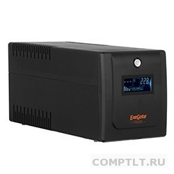 Exegate EP285586RUS ИБП ExeGate SpecialPro Smart LLB-600.LCD.AVR.C13 600VA/360W, LCD, AVR, 4IEC-C13, Black