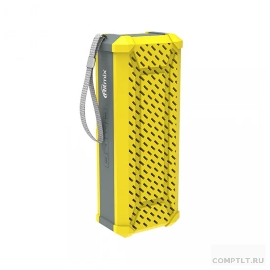 RITMIX SP-260B yellow BTHTFUSBAUXFM Портативная Bluetooth 2.1EDR миниколонка, встр FM радио, мощн 6 Вт23Вт 