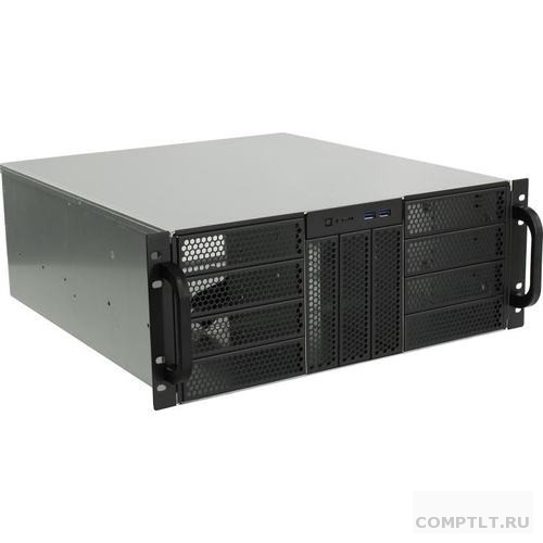 Procase RE411-D4H11-E-55 Корпус 4U server case,4x5.2511HDD,черный,без блока питания,глубина 550мм,MB EATX 12"x13"